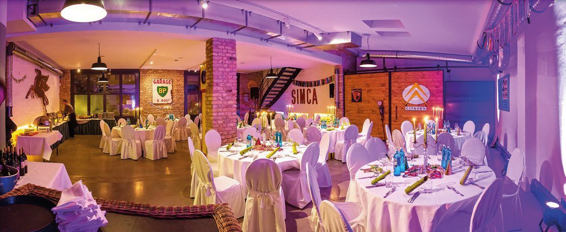 Eventlocation GARAGE du PONT – Feiern wie Gott in Frankreich